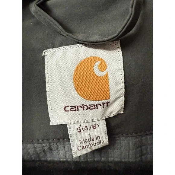 Carhartt Jacket Vest Adult Small Pink Nylon Full Zip Casual Outdoors Womens  H1 - Picture 2 of 5